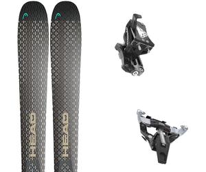Pack ski de randonnée." Head Crux Pro 81 25 + Fixations - Mixte - Noir - taille 163 - modèle 2025