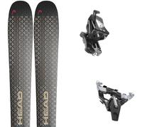 Pack ski de randonnée." Head Crux Pro 99 26 + Fixations - Mixte - Noir / Gris - taille 177 - modèle 2026