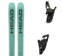 Pack ski de randonnée." Head Kore 91 W 25 + Fixations - Femme - Vert / Gris / Jaune - taille 170 - modèle 2025