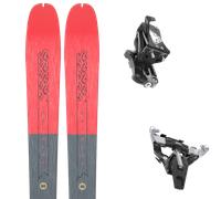 Pack ski de randonnée." K2 Wayback 80 25 + Fixations - Homme - Rouge / Gris / Noir - taille 163 - modèle 2025