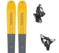Pack ski de randonnée." K2 Wayback 84 26 + Fixations - Homme - Jaune / Gris / Noir - taille 146 - modèle 2026