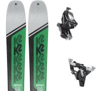 Pack ski de randonnée." K2 Wayback 88 25 + Fixations - Homme - Noir / Vert / Gris - taille 181 - modèle 2025
