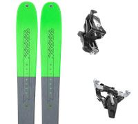 Pack ski de randonnée." K2 Wayback 89 25 + Fixations - Homme - Vert / Gris / Noir - taille 181 - modèle 2025