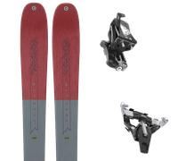 Pack ski de randonnée." K2 Wayback 89 W 25 + Fixations - Femme - Violet / Gris / Noir - taille 167 - modèle 2025