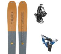 Pack ski de randonnée." K2 Wayback 98 25 + Fixations - Homme - Marron / Gris / Noir - taille 165 - modèle 2025