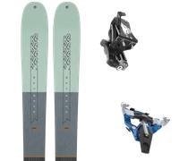 Pack ski de randonnée." K2 Wayback 98 W 26 + Fixations - Femme - Bleu / Noir / Gris - taille 158 - modèle 2026