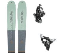 Pack ski de randonnée." K2 Wayback 98 W 26 + Fixations - Femme - Bleu / Noir / Gris - taille 158 - modèle 2026