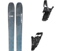 Pack ski de randonnée." Line Optic 104 Blue/pink 25 + Fixations - Homme - Bleu / Blanc - taille 171 - modèle 2025
