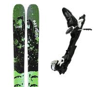 Pack ski de randonnée." Line Vision 114 Black/green 25 + Fixations - Homme - Vert / Noir - taille 189 - modèle 2025