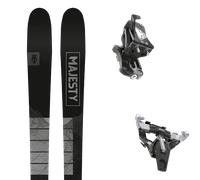 Pack ski de randonnée." Majesty Superscout Carbon 26 + Fixations - Mixte - Noir / Gris - taille 182 - modèle 2026