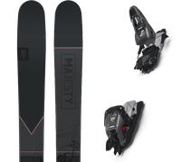 Pack ski de randonnée." Majesty Vadera 110 Carbon 25 + Fixations - Homme - Rose / Noir - taille 166 - modèle 2025