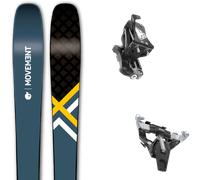 Pack ski de randonnée." Movement Axess 86 24 + Fixations - Homme - Gris / Jaune / Blanc - taille 177 - modèle 2024
