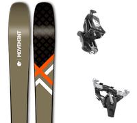 Pack ski de randonnée." Movement Axess 92 24 + Fixations - Homme - Vert / Noir / Blanc - taille 185 - modèle 2024