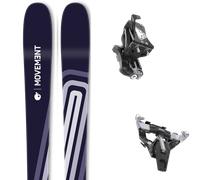 Pack ski de randonnée." Movement Session 85 W Dark Blue 25 + Fixations - Femme - Bleu / Violet - taille 162 - modèle 2025