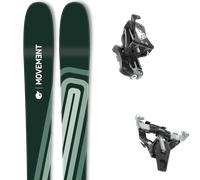 Pack ski de randonnée." Movement Session 95 W Green 25 + Fixations - Femme - Vert - taille 170 - modèle 2025