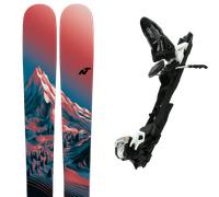Pack ski de randonnée." Nordica Santa Ana 87 Corail/blue/black 26 + Fixations - Femme - Orange / Noir / Bleu - taille 167 - modèle 2026