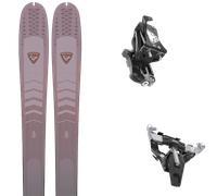 Pack ski de randonnée." Rossignol Escaper W 87 24 + Fixations - Femme - Violet / Bleu - taille 166 - modèle 2024