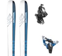 Pack ski de randonnée." Salomon Qst Echo 106 Wht/race Blue/process Blue 25 + Fixations - Homme - Bleu / Blanc - taille 165 - modèle 2025