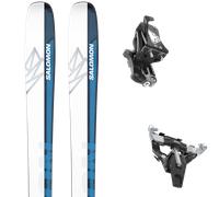 Pack ski de randonnée." Salomon Qst Echo 106 Wht/race Blue/process Blue 25 + Fixations - Homme - Bleu / Blanc - taille 181 - modèle 2025