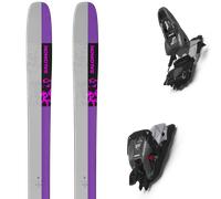 Pack ski de randonnée." Salomon Qst X Black/shocking Purple 26 + Fixations - Homme - Gris / Noir / Violet - taille 192 - modèle 2026