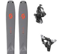 Pack ski de randonnée." Scott Explorair 92 Lt Black 26 + Fixations - Homme - Gris - taille 163 - modèle 2026