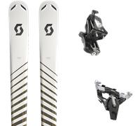 Pack ski de randonnée." Scott Proguide 89 24 + Fixations - Mixte - Blanc / Noir - taille 156 - modèle 2024
