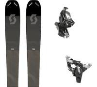 Pack ski de randonnée." Scott Pure Tour 100 25 + Fixations - Homme - Noir / Marron - taille 186 - modèle 2025
