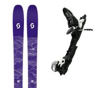 Pack ski de randonnée." Scott Sea 116 Dark Purple/mint Green 25 + Fixations - Homme - Violet - taille 190 - modèle 2025