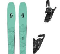 Pack ski de randonnée." Scott Sea 98 Mint Green/pink 26 + Fixations - Mixte - Vert - taille 164 - modèle 2026