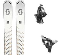 Pack ski de randonnée." Scott Superguide 88 25 + Fixations - Homme - Blanc / Gris / Marron - taille 184 - modèle 2025