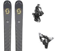 Pack ski de randonnée." Scott Superguide Freetour 25 + Fixations - Homme - Bleu / Gris - taille 185 - modèle 2025