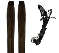 Pack ski de randonnée." Simply Celebration Dark Brown 25 + Fixations - Mixte - Noir - taille 187 - modèle 2025