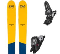 Pack ski de randonnée." Zag H96 25 + Fixations - Homme - Jaune / Bleu - taille 176 - modèle 2025
