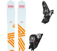 Pack ski de randonnée." Zag Slap 98 Lady 25 + Fixations - Femme - Blanc - taille 160 - modèle 2025