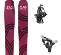 Zag - Skis de randonnée - Ubac 89 Lady 2026 pour Femme en Bois - Taille 155 cm - Rose Rose 155 cm
