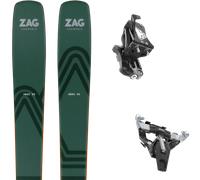 Pack ski de randonnée." Zag Ubac 95 Blue Green 26 + Fixations - Homme - Vert - taille 178 - modèle 2026