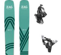 Pack ski de randonnée." Zag Ubac 95 Lady Turquoise 26 + Fixations - Femme - Vert - taille 166 - modèle 2026