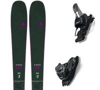 Pack ski." Dynastar E-cross 82 25 + Fixations - Femme - Rose / Violet / Noir - taille 167 - modèle 2025