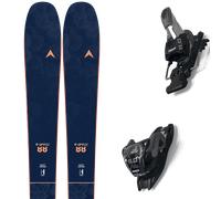 Pack ski." Dynastar E-cross 88 25 + Fixations - Femme - Bleu / Orange - taille 167 - modèle 2025