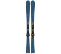 Pack Ski Dynastar E Lite 5 Xpress + Fixations Look Xpress W 11 Gw Black Gold Bleu Femme Bleu 2025 taille 162