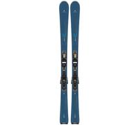 Pack Ski Dynastar E Lite 5 Xpress + Fixations Look Xpress W 11 Gw Black Gold Bleu Femme 162 cm