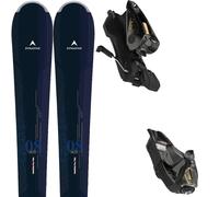 Pack ski." Dynastar E Lite 8 Konect + Nx 12 Konect Gw B80 Black Gold 25 - Femme - Bleu - taille 158 - modèle 2025