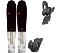 Pack ski all mountain." Dynastar M-cross 88 24 + Fixations - Homme - Gris / Blanc / Rouge - taille 168 - modèle 2024