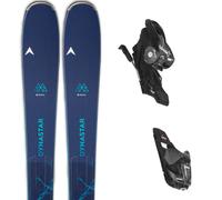 Pack ski." Dynastar M-cross W 82 Black/turquoise + Xpress W 11 Gw B83 26 - Femme - Bleu - taille 167 - modèle 2026