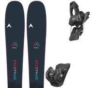 Pack ski." Dynastar M-cross W 88 Black/pink/blue 26 + Fixations - Femme - Noir / Bleu / Rose - taille 158 - modèle 2026