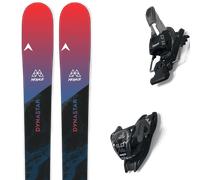 Pack ski." Dynastar M-menace 90 Black/blue/pink 26 + Fixations - Homme - Bleu / Noir / Rouge - taille 170 - modèle 2026