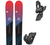 Pack ski." Dynastar M-menace 90 Black/blue/pink 26 + Fixations - Homme - Bleu / Noir / Rouge - taille 180 - modèle 2026