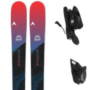 Pack ski." Dynastar M-menace 90 Black/blue/pink 26 + Fixations - Homme - Bleu / Noir / Rouge - taille 180 - modèle 2026