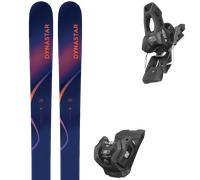 Pack ski." Dynastar M-menace 90 Blue/red 27 + Fixations - Homme - Bleu / Rose / Orange - taille 150 - modèle 2027