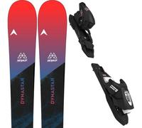 Pack ski." Dynastar M-menace Team + Kid 4 Gw Black 26 - Enfant - Violet / Bleu / Noir - taille 128 - modèle 2026
